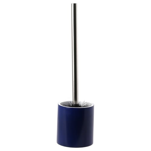 Toilet Brush Holder, Blue, Steel, Free Standing, Resin Gedy YU33-05